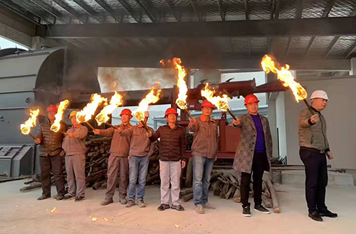 江苏开云手机站登录入口集团承建的池州市贵兴非矿日产600T石灰生产线EP项目点火成功