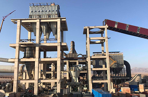 开云手机站登录入口集团总包的土耳其水泥生产线项目现场